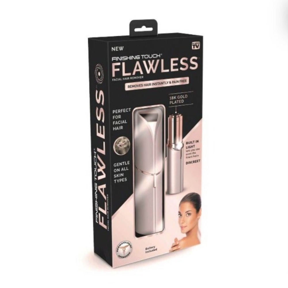 𝐒𝐎𝐋𝐃 Flawless Ideavillage Facial Hair Remover